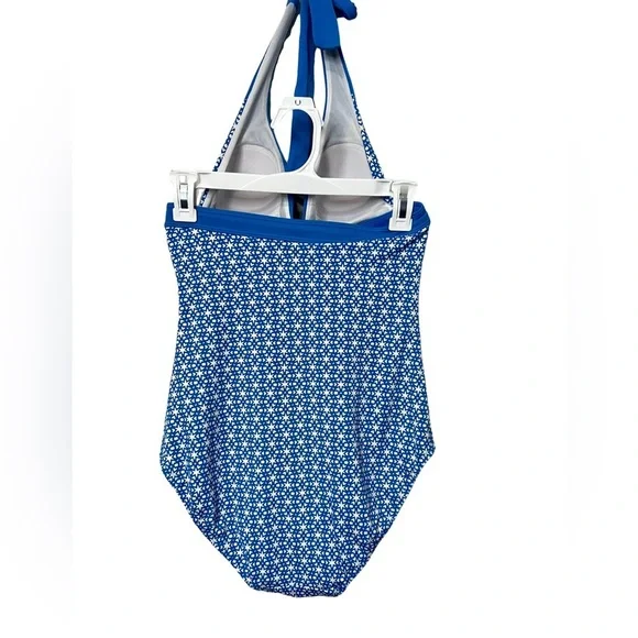 Boden Blue Patterned One Piece Swimsuit - Picture 3 of 5